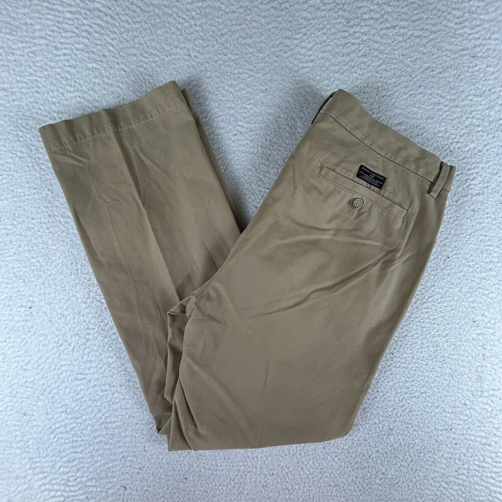 Banana Republic Pants Mens 35x32 Emerson Chino Classic Fit Flat Front